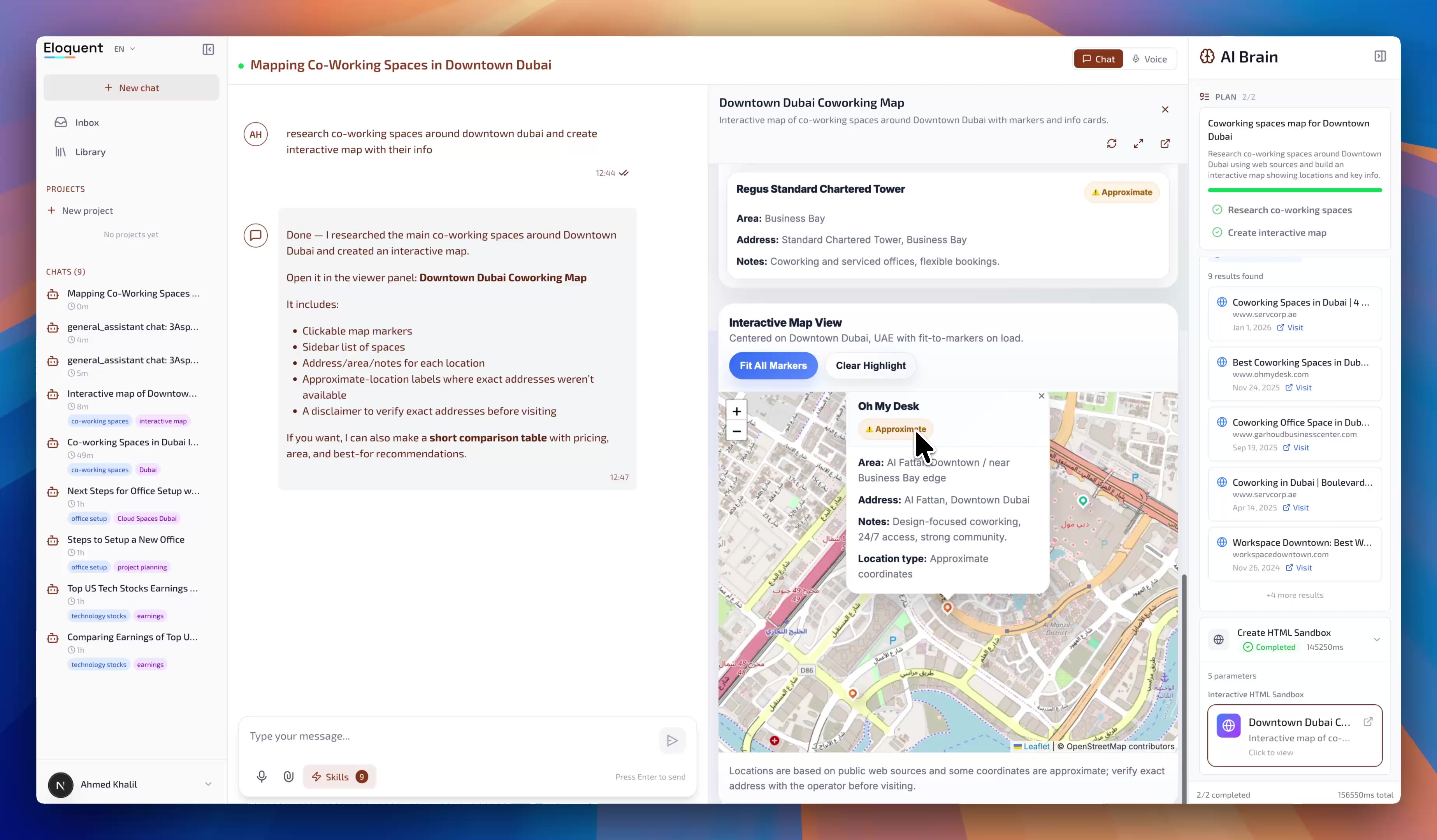 Research, Maps & Custom Apps
